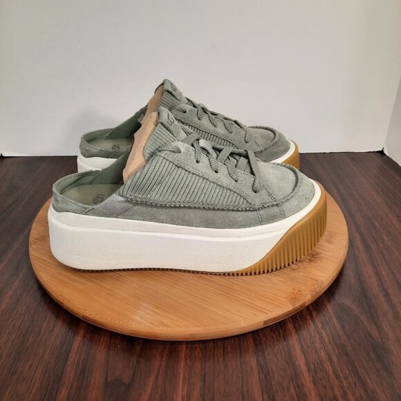 UGG Shoes - UGG Ez Duzzit Womens Size 6.5 Shoes Shaded Clover Suede Platform Mule Sneakers